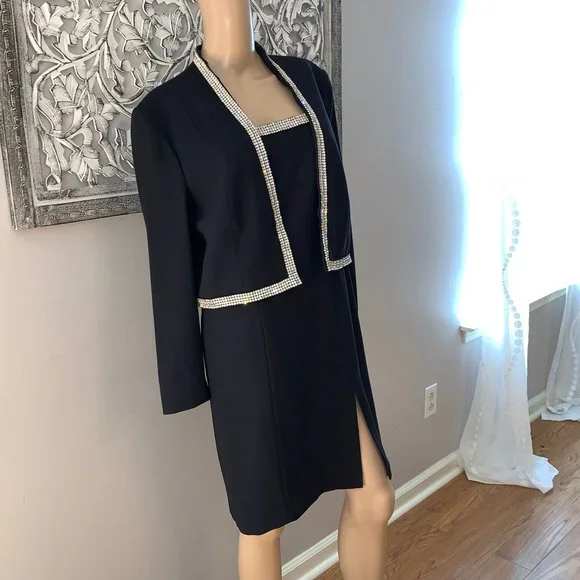 JUNNIE LEIGH DESIGNER COCKTAIL JACKET/DRESS - Picture 2 of 6